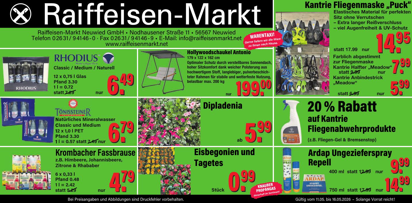 Aktuelles bei Raiffeisenmarkt Neuwied