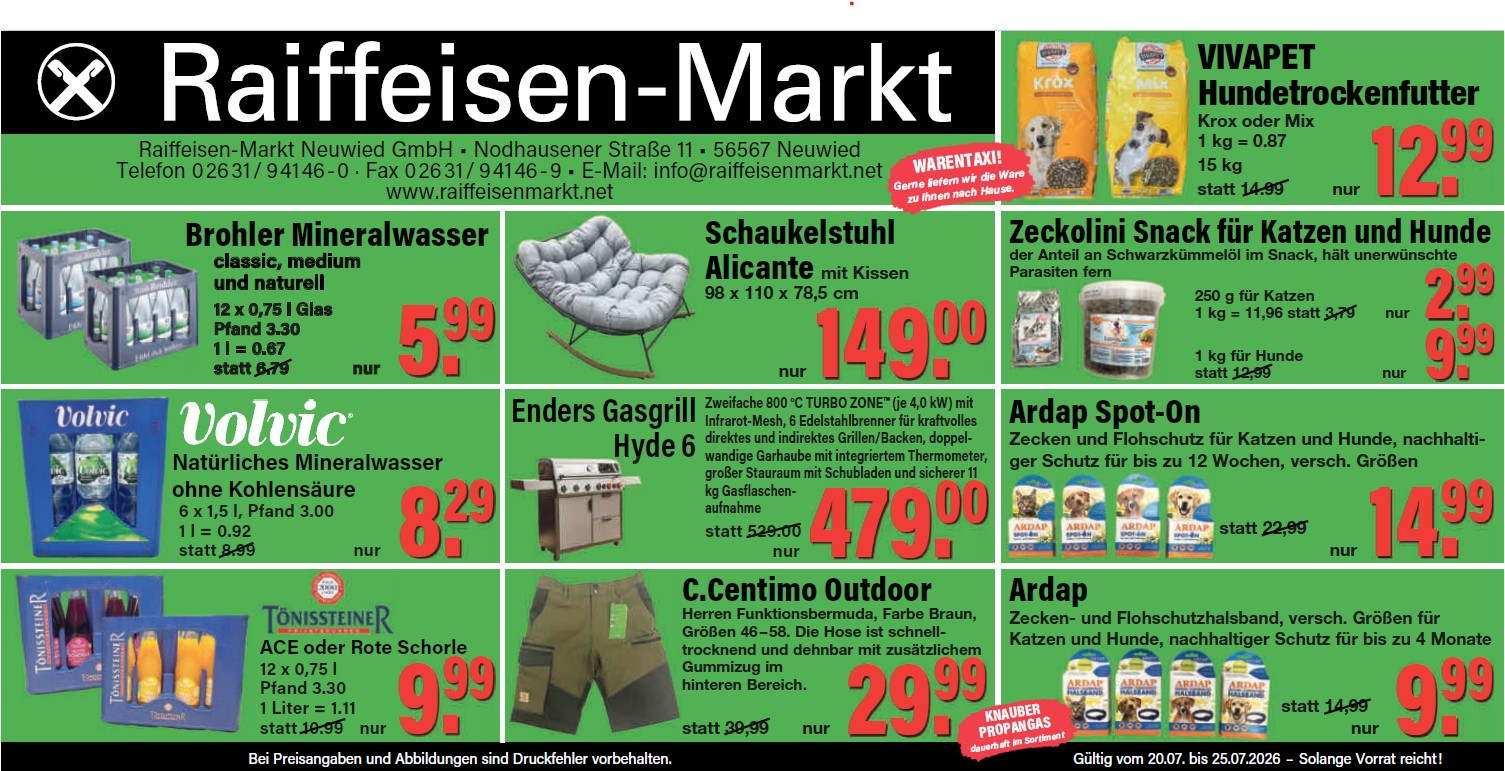 Aktuelles bei Raiffeisenmarkt Neuwied